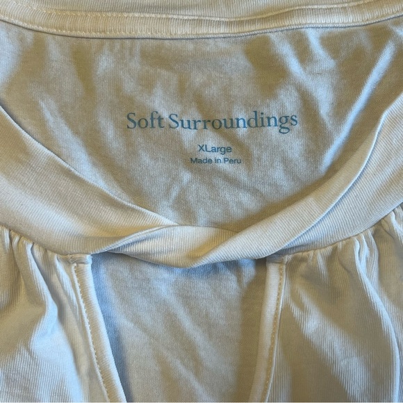 Soft Surroundings Women's Off-White Top - Picture 4 of 4